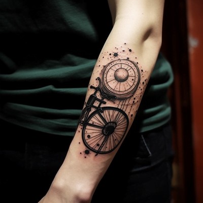 Bicycle tattoos - Infinity Bike Photo